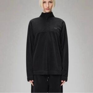 NWT RAINS Addis Fleece Half-Zip Pullover | Lightweight Microfleece | Unisex L